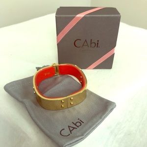 CABI HARDWARE BANGLE LAVA - BOXED WITH JEWELRY BAG